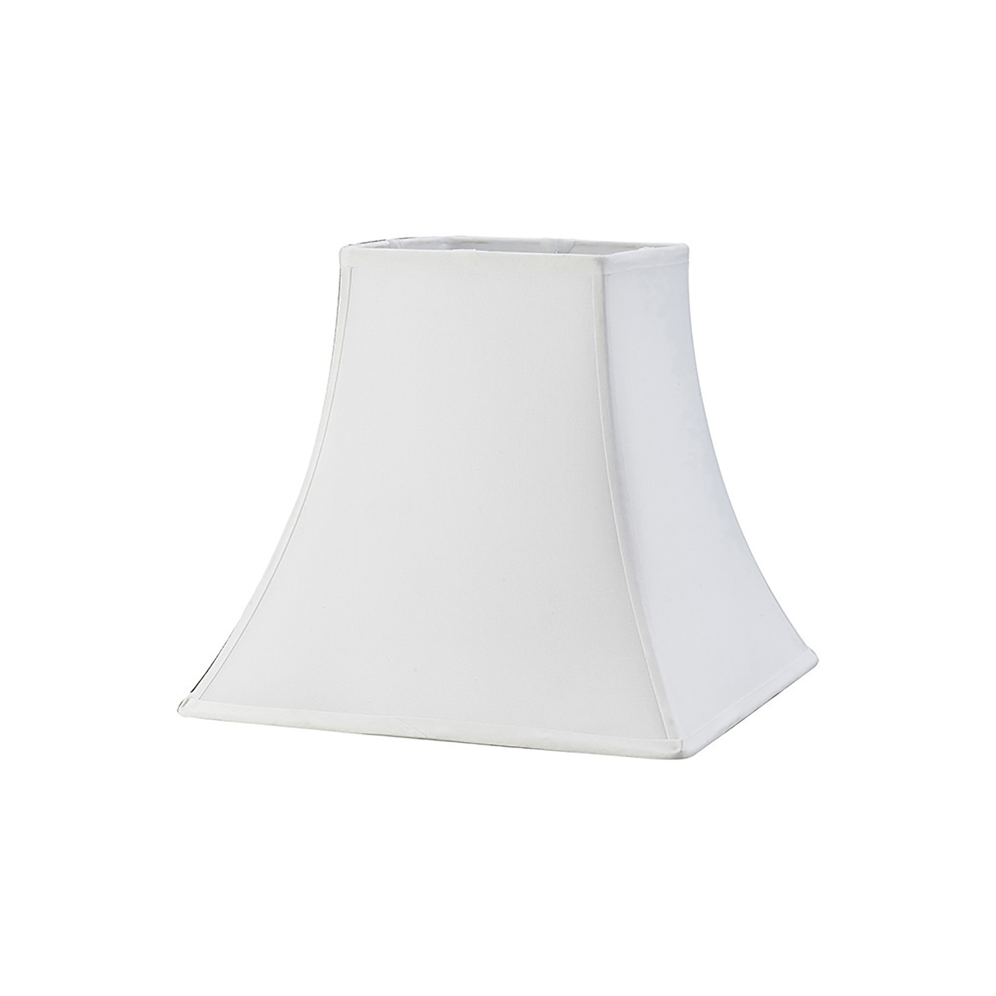 ILS20253  Contessa 30.5cm Square Fabric Shade White